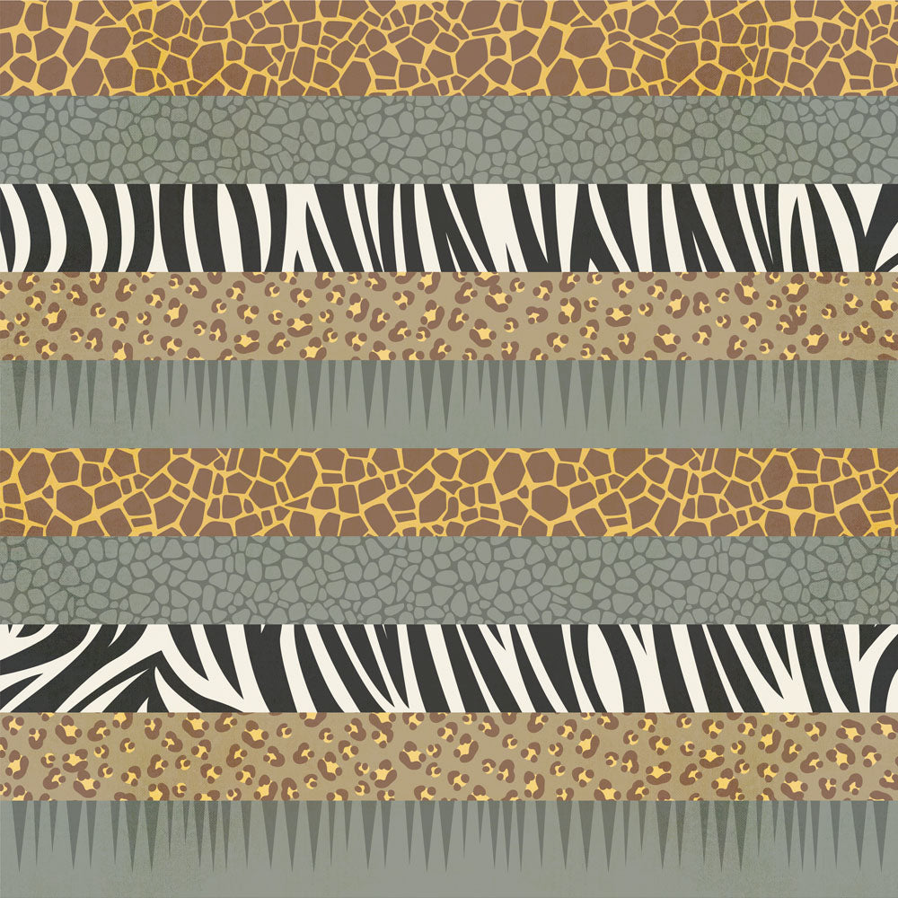 Simple Stories Say Cheese WILD KINGDOM 12”X12” Scrapbook Paper