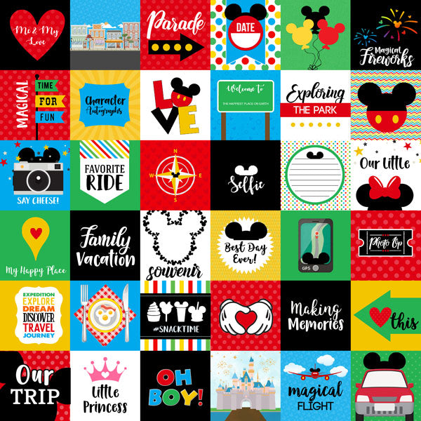 Magical CUTOUTS 12"X12" Scrapbook Paper