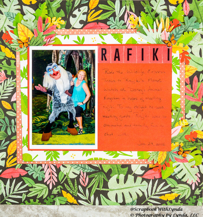 Echo Park ANIMAL KINGDOM 12"x12" Scrapbook Collection Kit