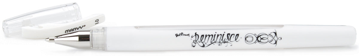 Marvy Uchida Reminisce Gel Pen WHITE