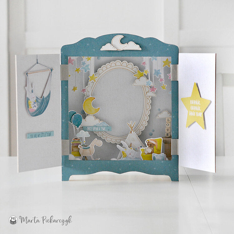 P13 MAGICAL WARDROBE Light Chipboard Embellishments 1 Set