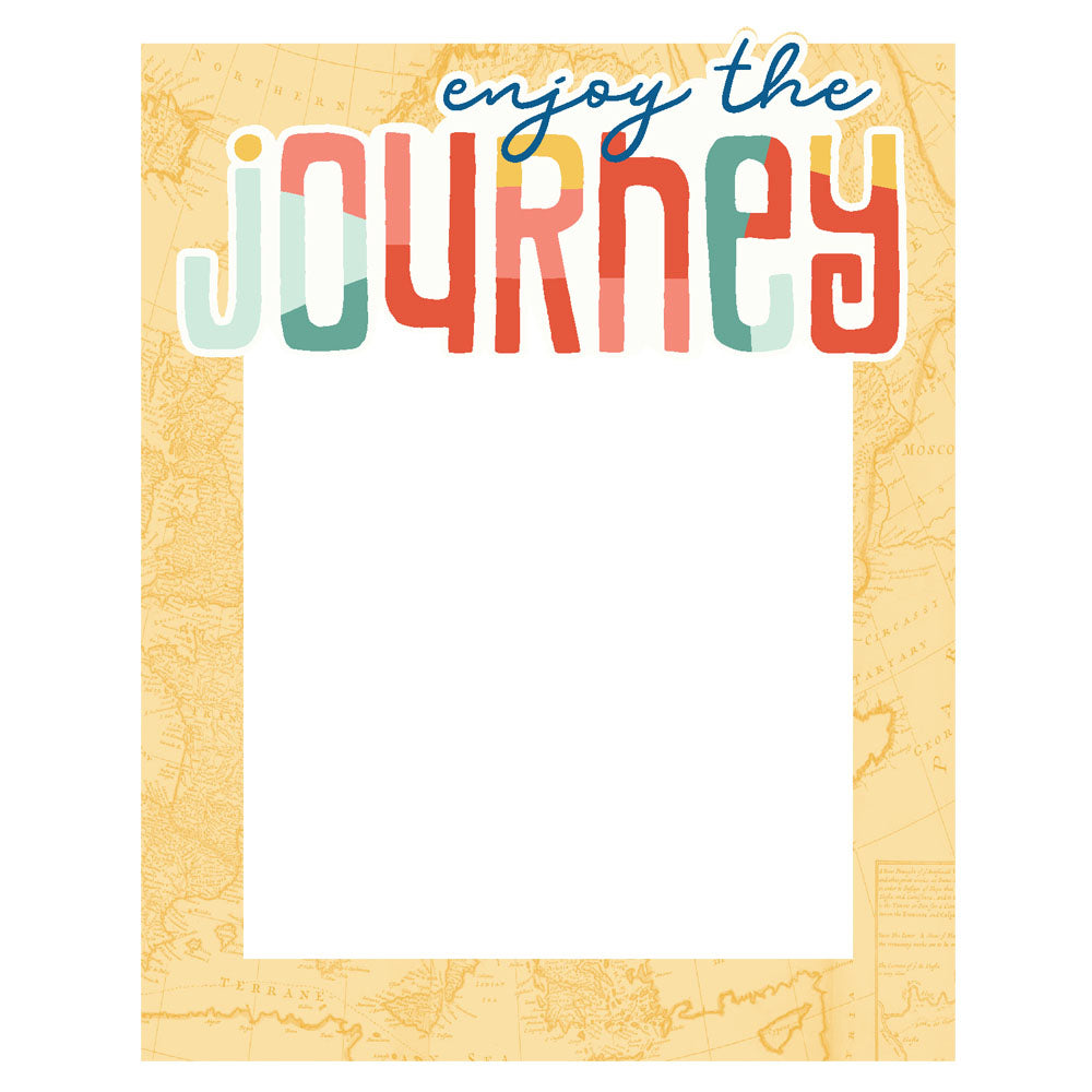 Simple Stories PACK YOUR BAGS Chipboard Frames 6pc