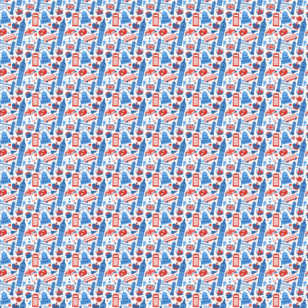 Scrapbook Customs ENGLAND 12”X12” PAPER PACK