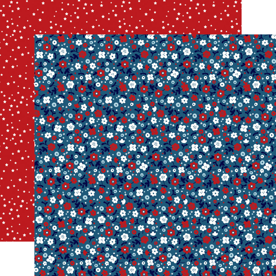 Echo Park STARS AND STRIPES FOREVER 12&quot;x12&quot; Scrapbook Paper