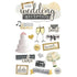 Paper House WEDDING RECEPTION 3D Stickers 16pc
