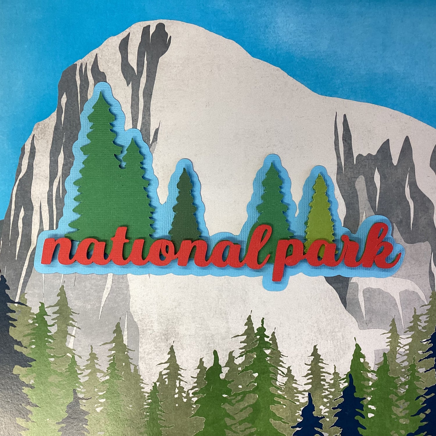 NATIONAL PARK Outdoor Scrapbook Die Cuts