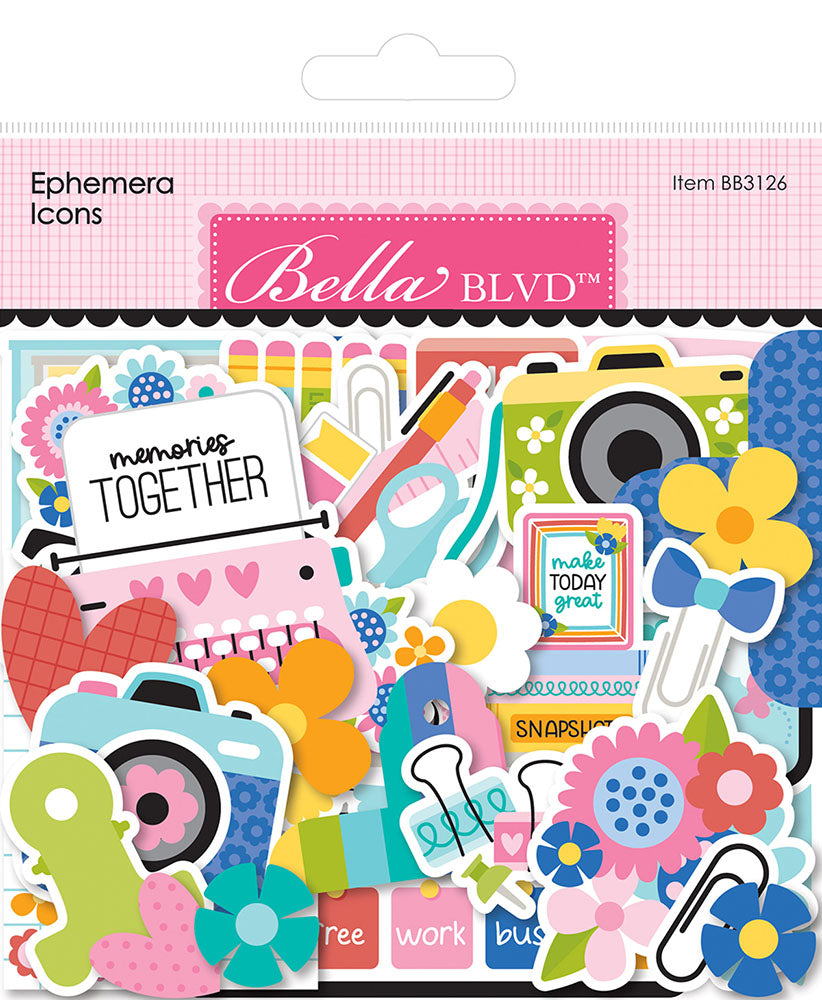 Bella Blvd DOCUMENTED Ephemera Icons 75pc