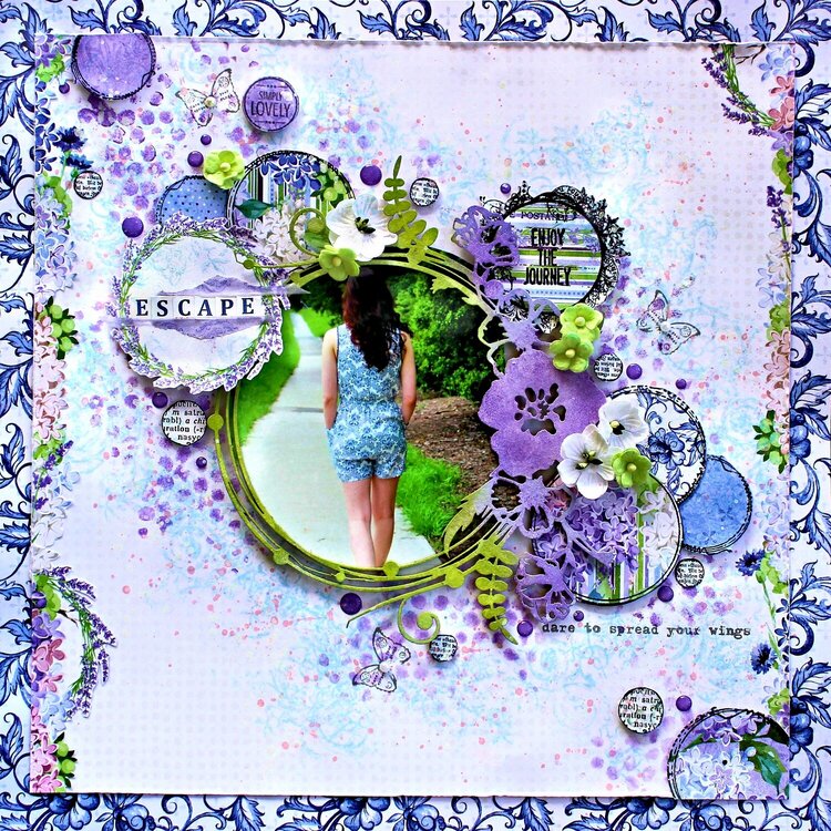 Doodlebug LILAC ASSORTMENT Glitter Sprinkles 54pc