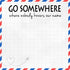 Scrapbook Customs GO SOMEWHERE 12”X12” Scrapbook Paper