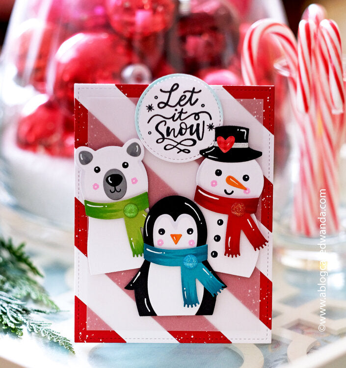Lawn Fawn MAGIC HOLIDAY MESSAGES Clear Stamp & Die Set