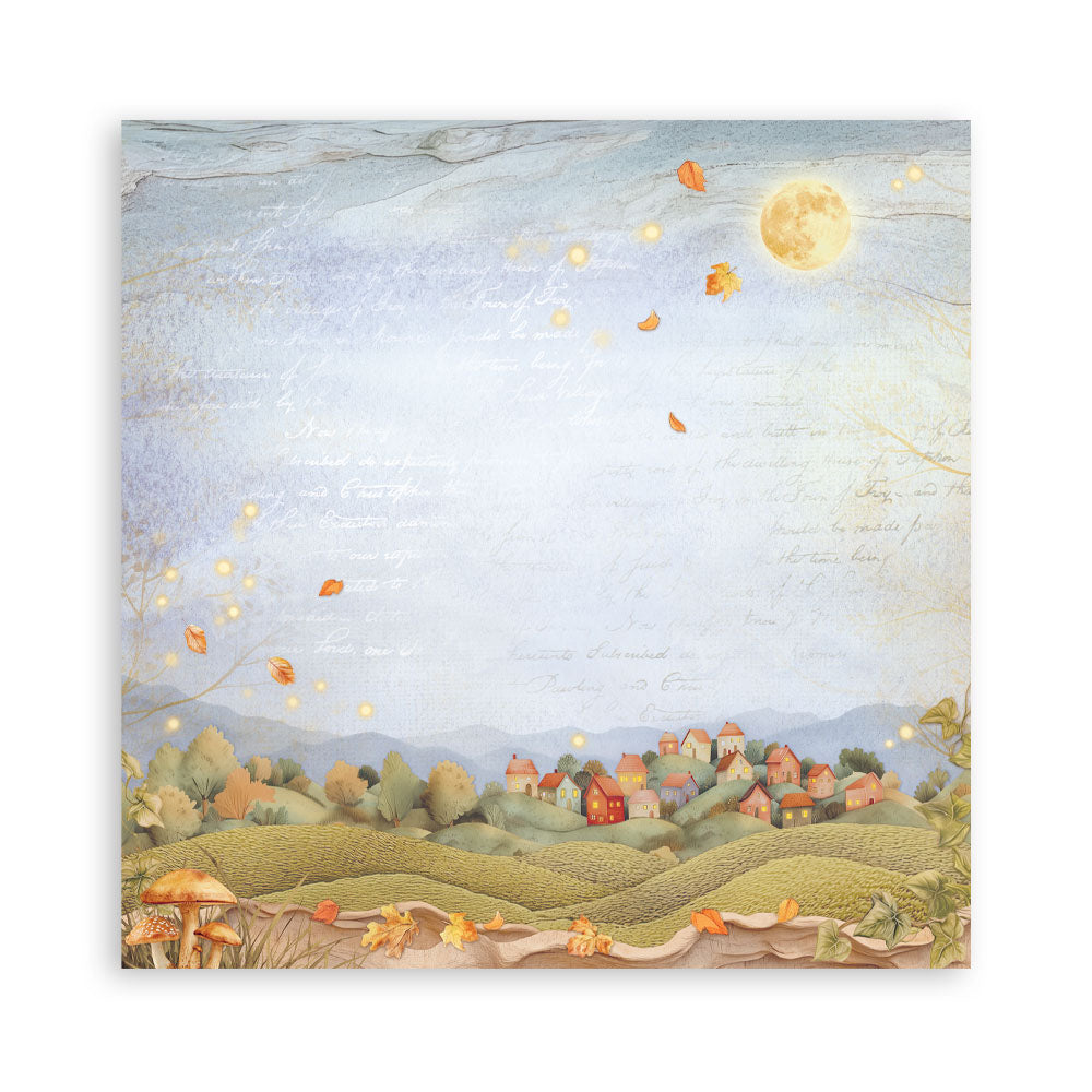 Stamperia Whispering Woods MAXI PAD 12"X12" Scrapbook Paper Pack