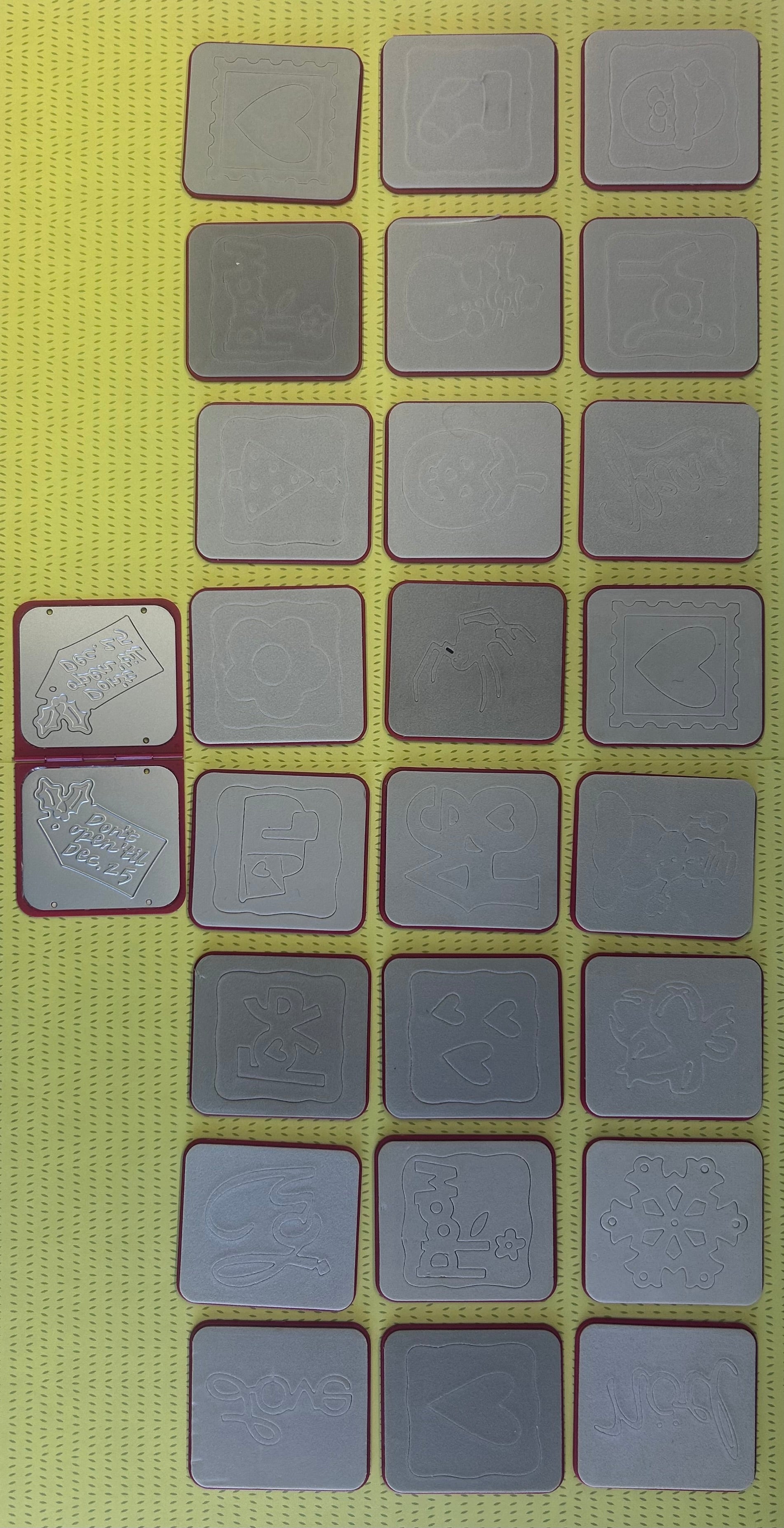 Sizzix THINLITS USED Decoarative Die Lots