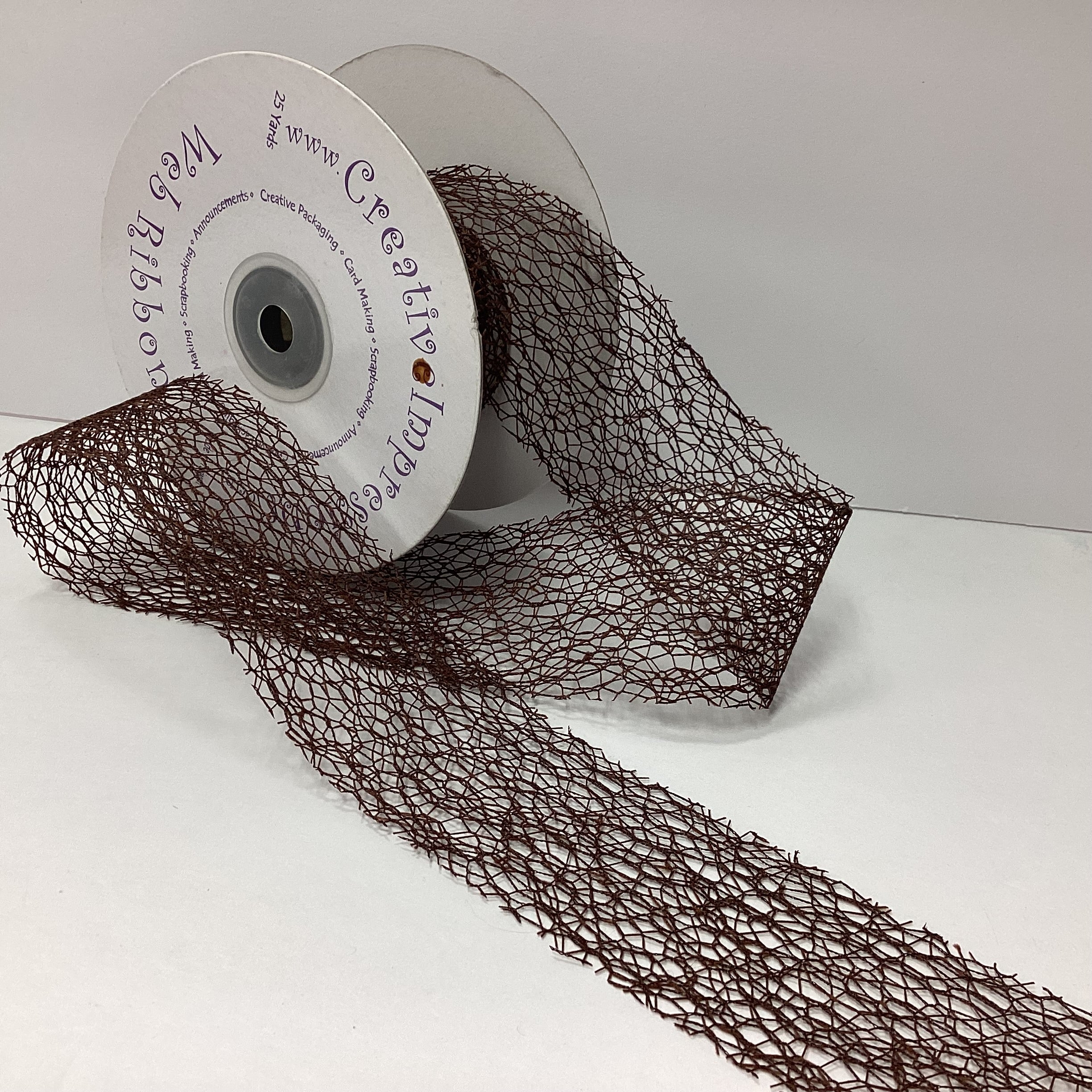 Creative Impressions 2" MESH WEB RIBBON 1 yard yd