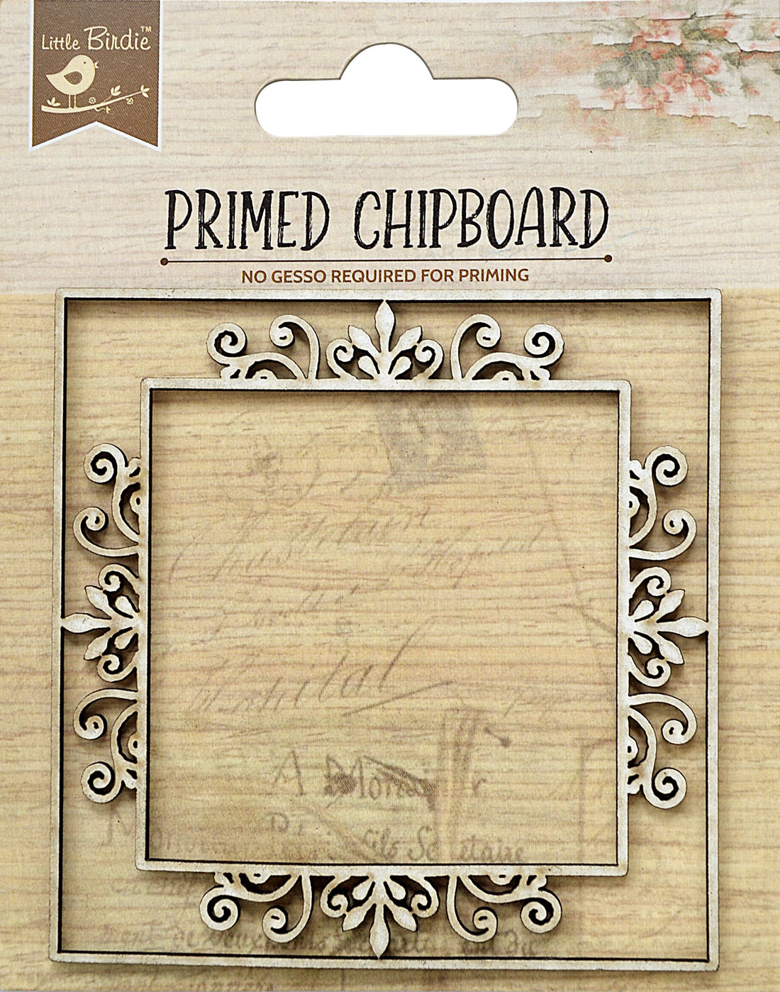 Little Birdie Primed Chipboard FILGREE GARDEN 1pc