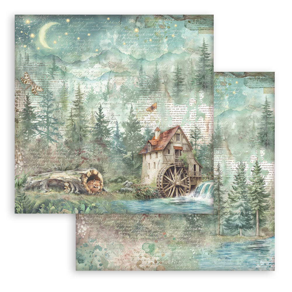 Stamperia HERBARIUM SILVAE 12”X12” Scrapbook Paper Maxi Pad