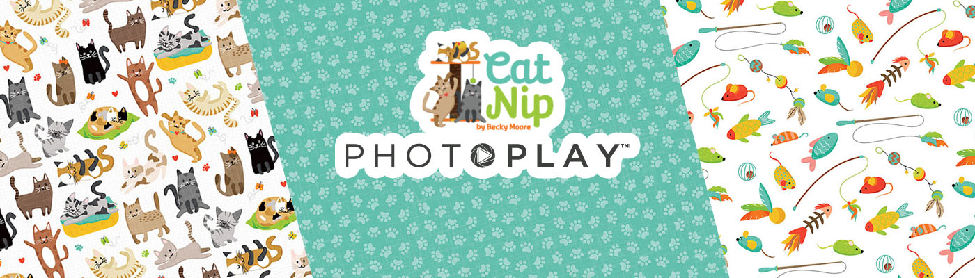 Photoplay CAT NIP 12”X12” Scrapbook Paper