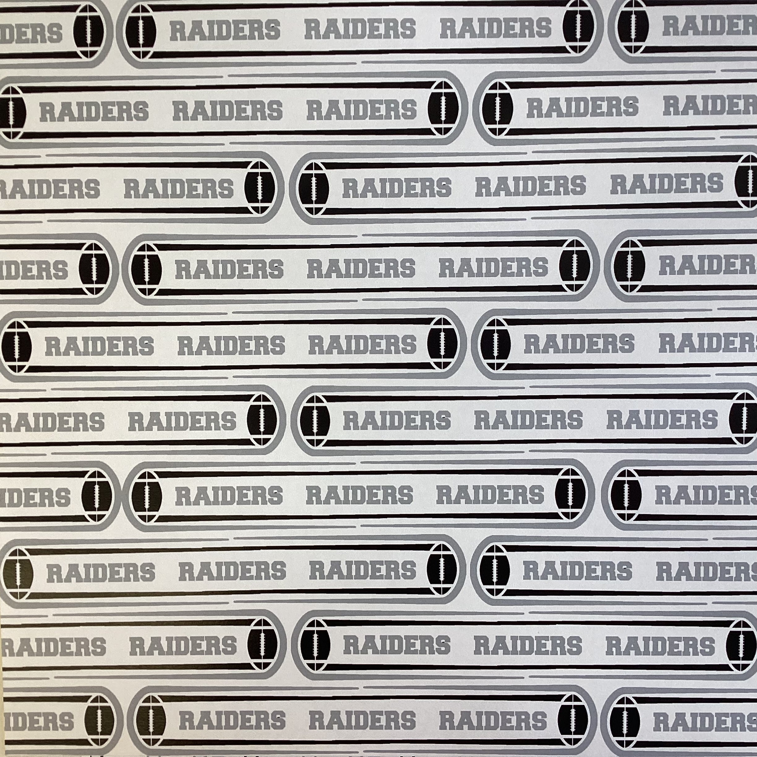 Scrapbooksrus RAIDERS FOOTBALL 12"X12" Scrapbook Paper Kit 12 Sheets