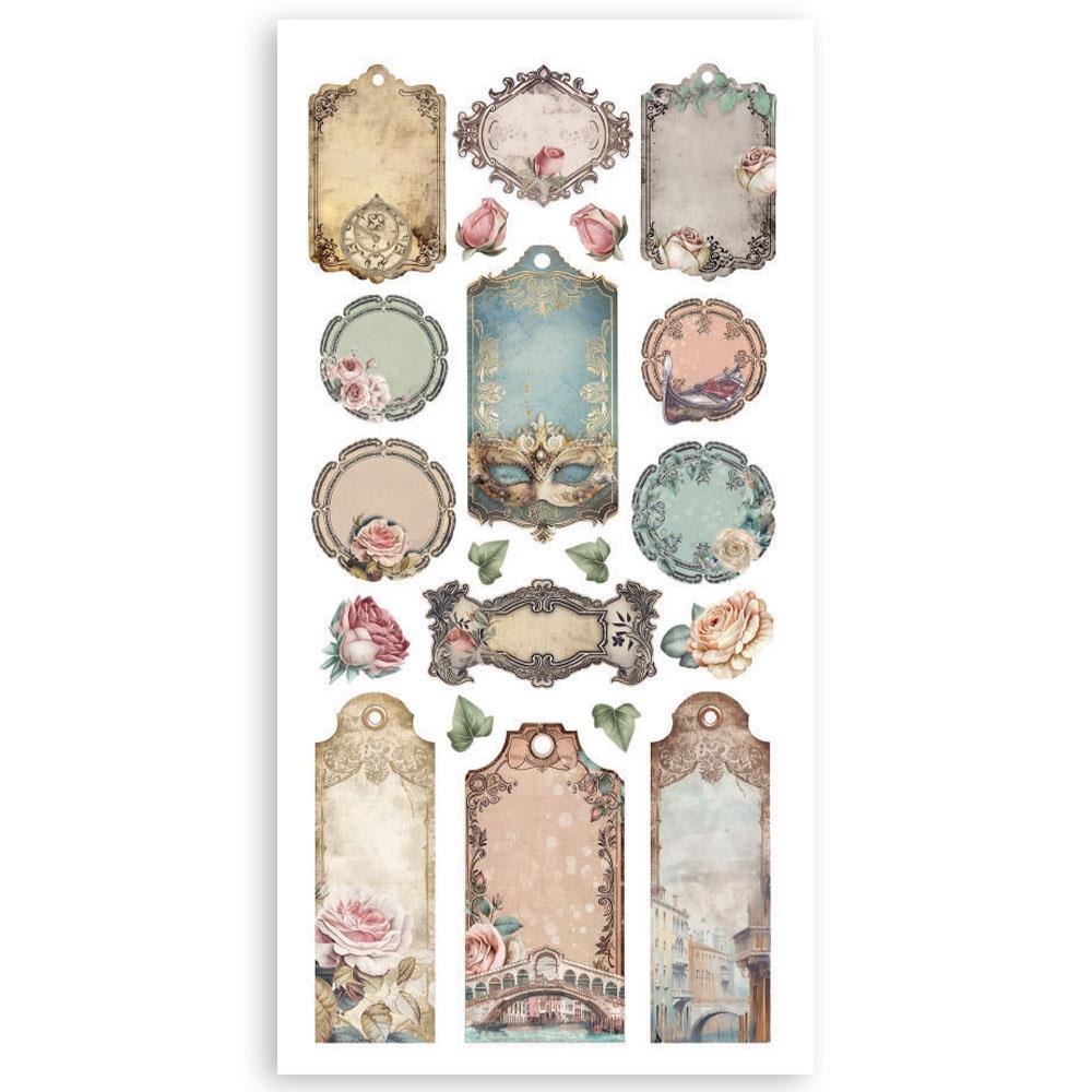 Stamperia VENICE CITY OF ART 6”X12” Paper Cutouts