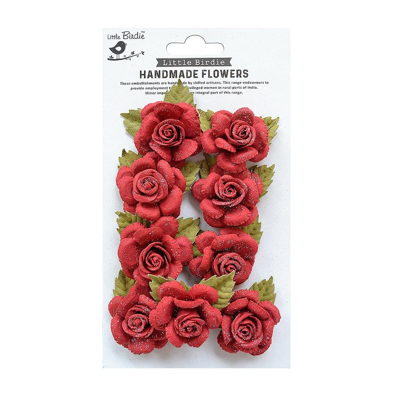 Little Birdie Handmade Flowers KARIN POPPIES AND ROSES
