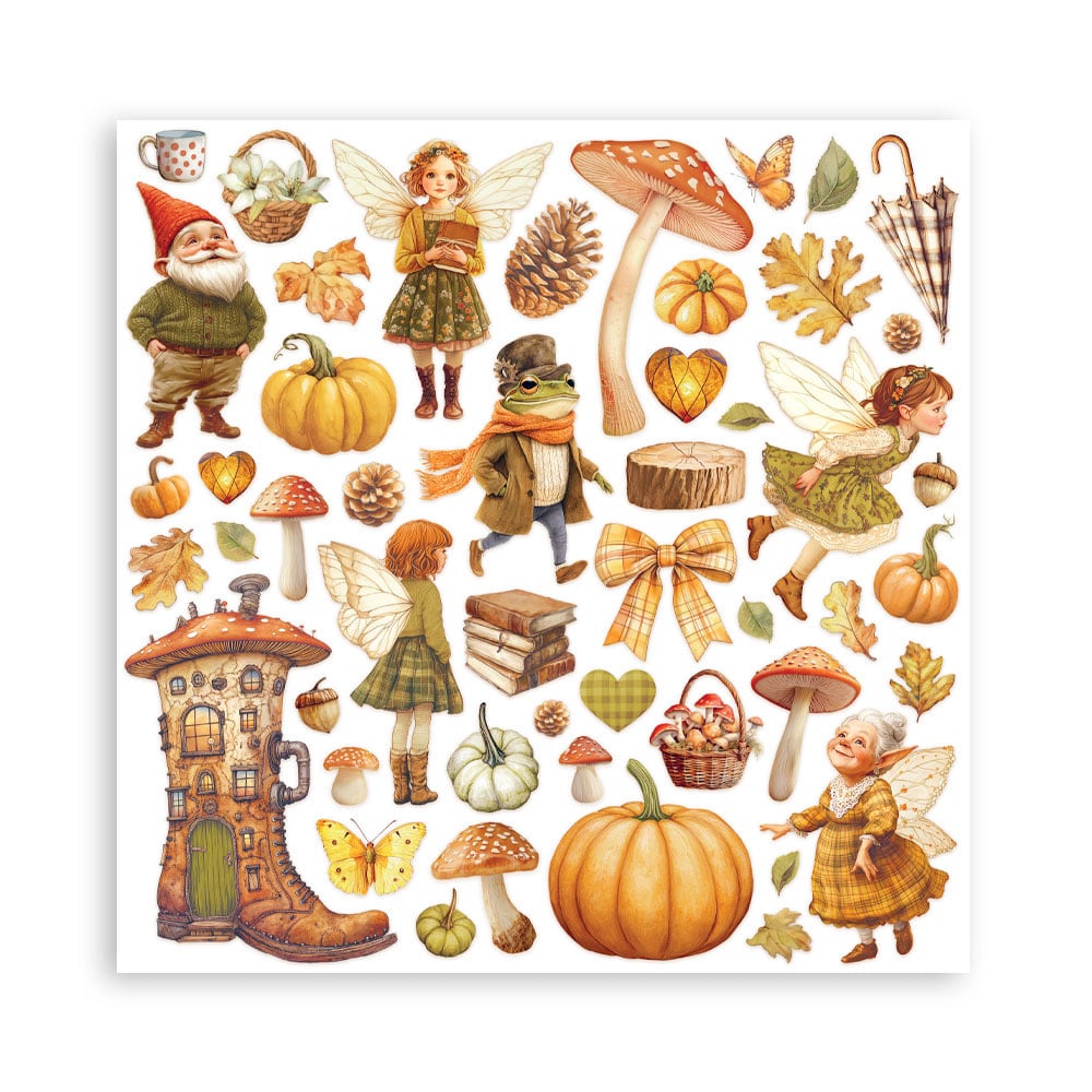 Stamperia Whispering Woods MAXI PAD 12"X12" Scrapbook Paper Pack