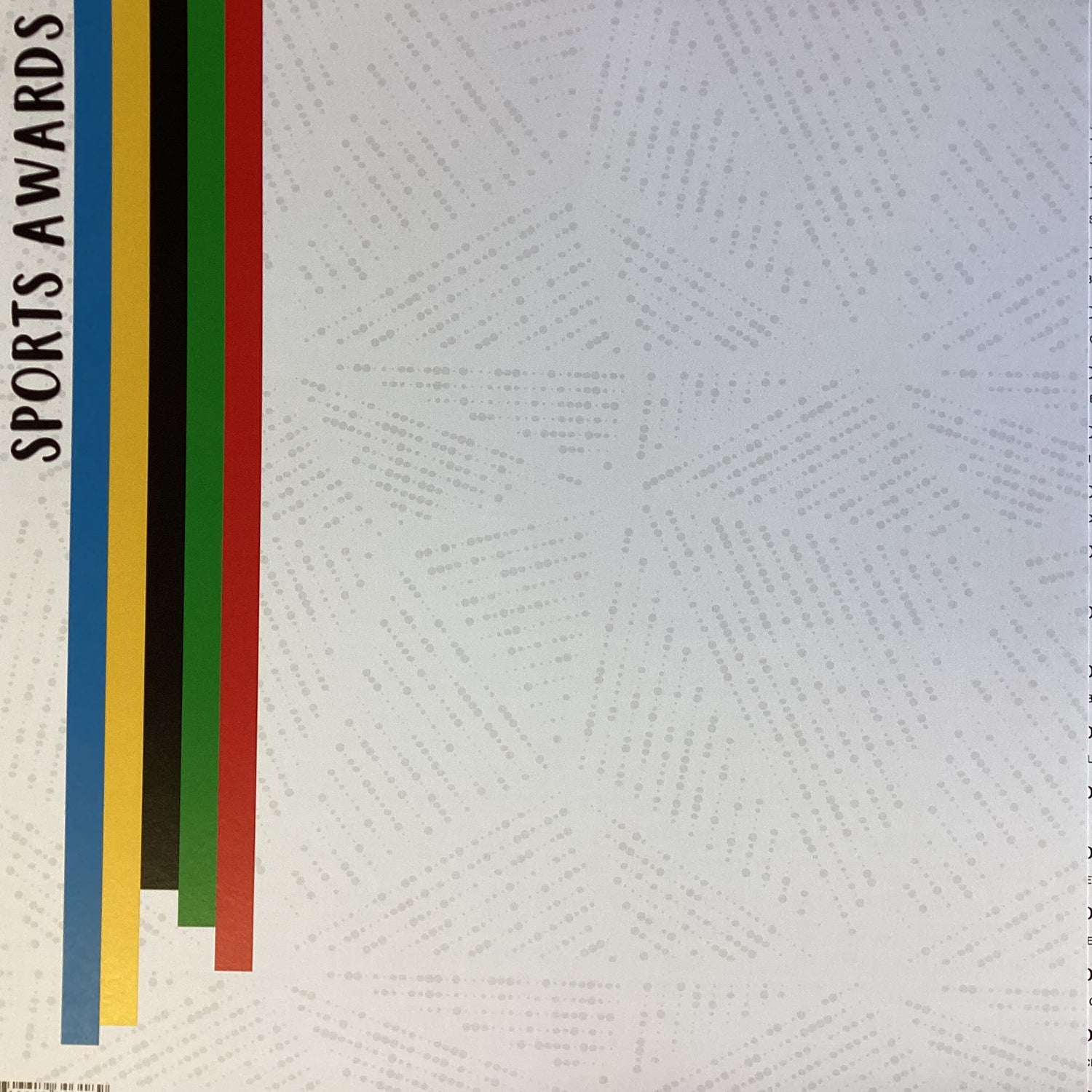 Scrapbook Customs SPORTS AWARDS 12”X12” Scrapbook Paper