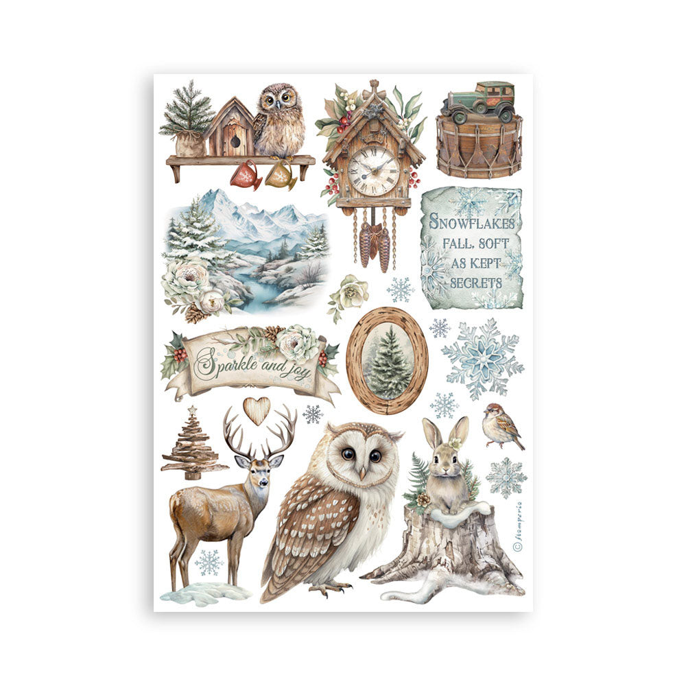 Stamperia THE OWL’S HOUSE WASHI PAD 8 Sheets