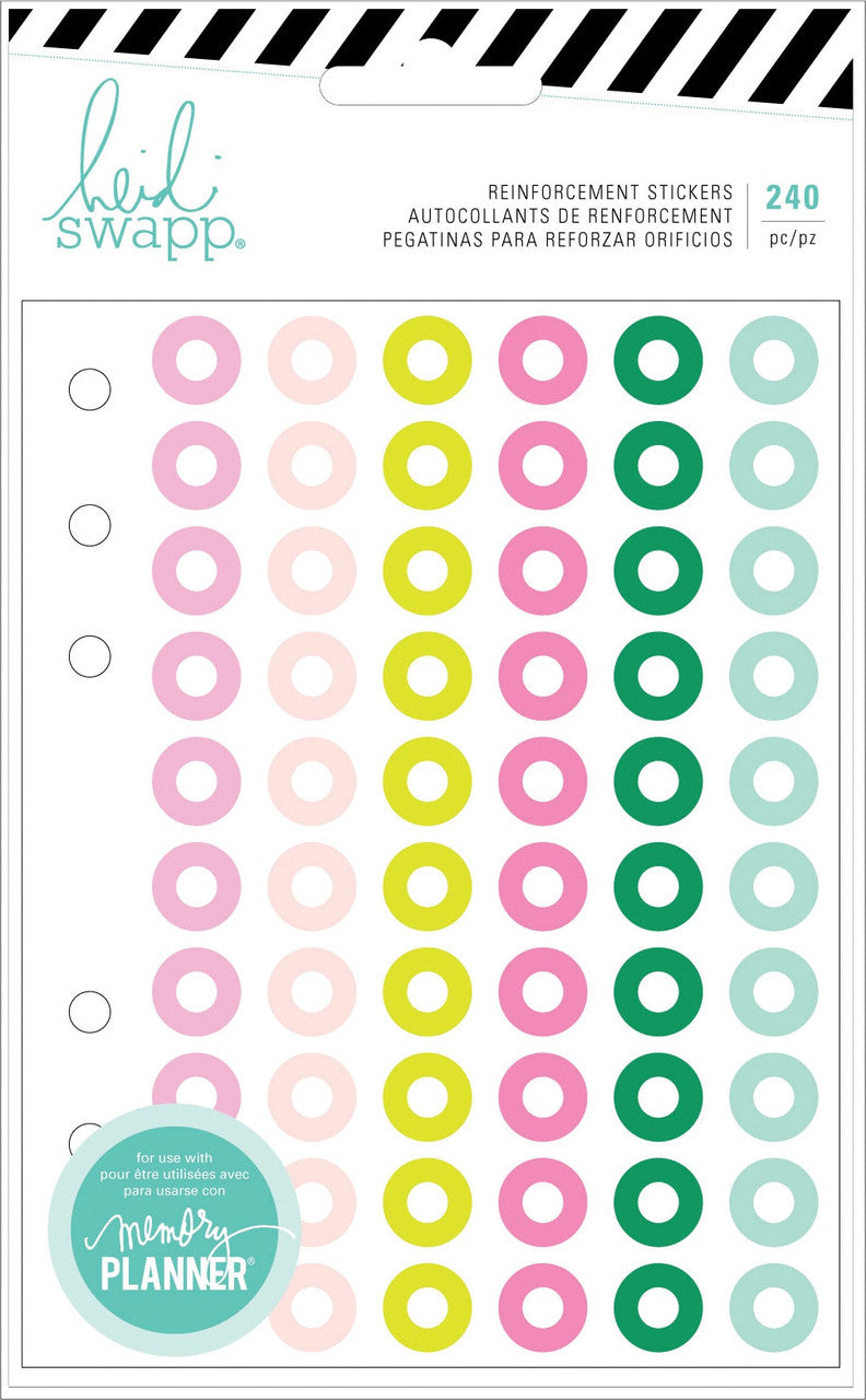 Heidi Swapp MEMORY PLANNER Reinforcement Stickers 240pc