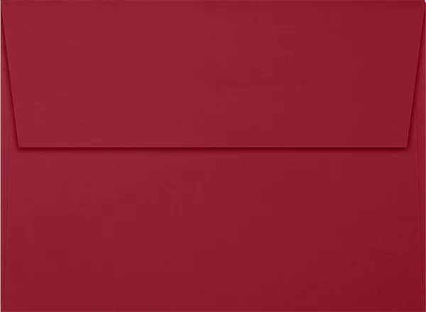 Bazzill Basics A7 RUBY SLIPPER ENVELOPES 5”X7” 50pc