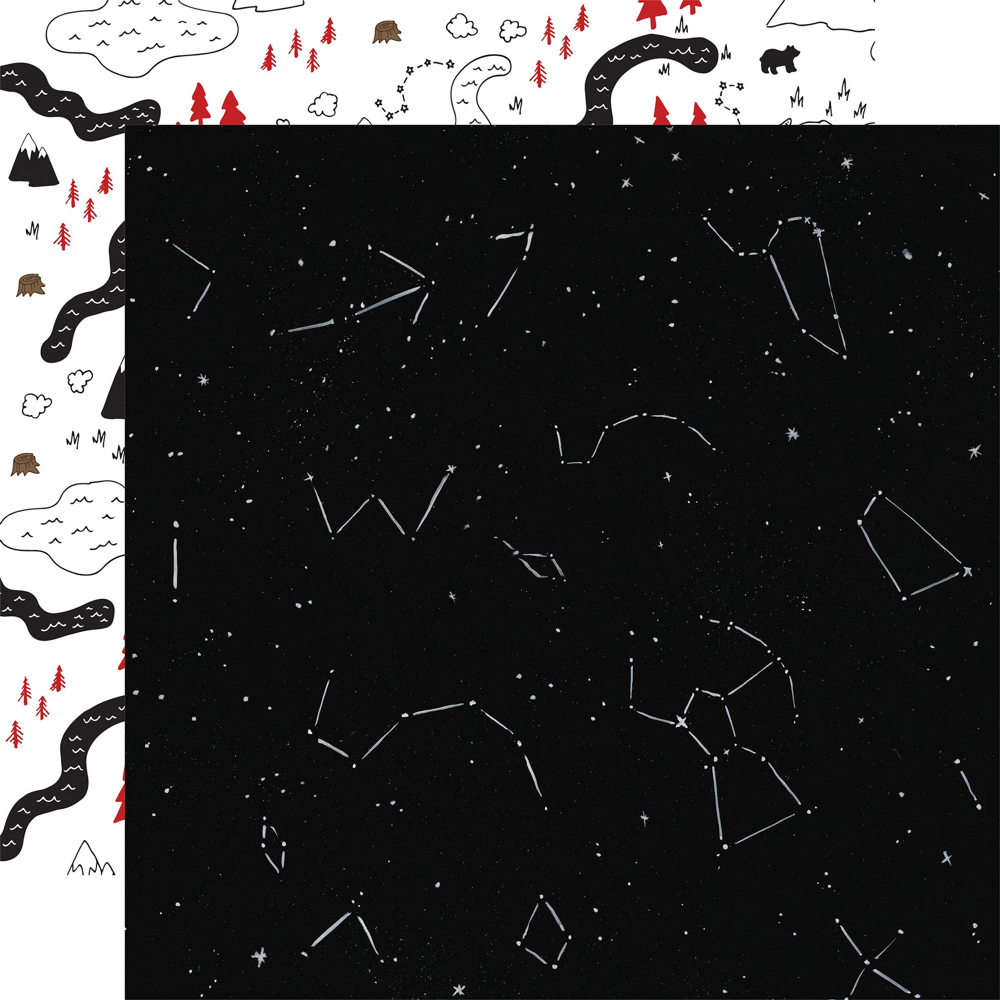 Echo Park LET’S LUMBERJACK Collection 12"X12" Scrapbook Paper