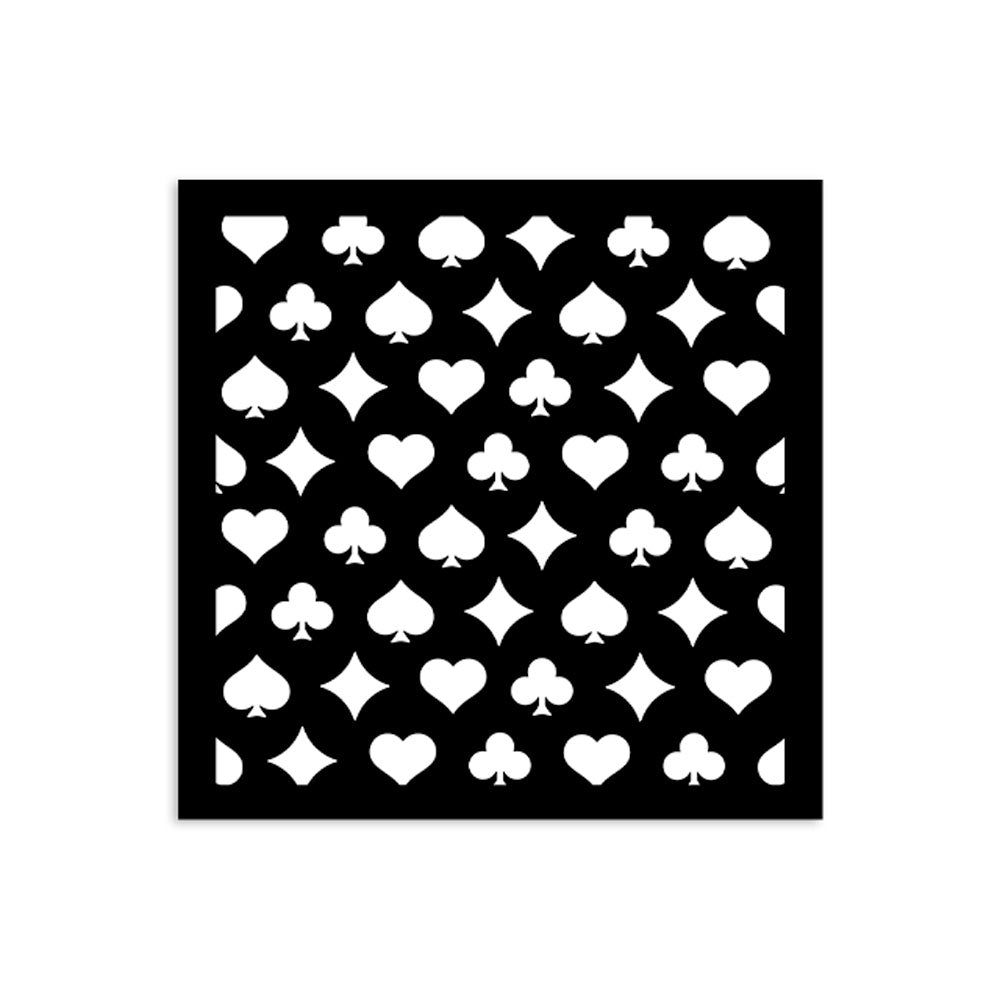 Stamperia Alice In Christmas POKER CARDS Mix Media Stencil