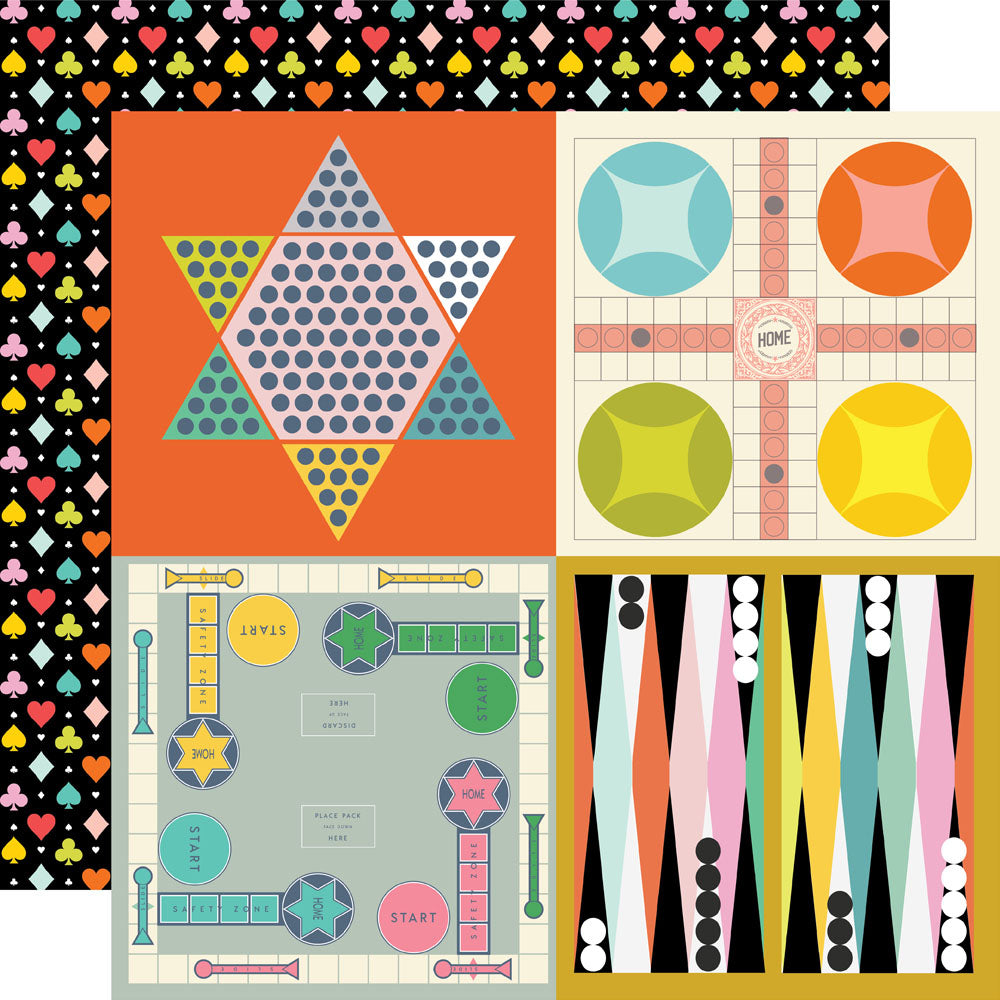 Simple Stories GAME NIGHT 12"X12" Collection Kit