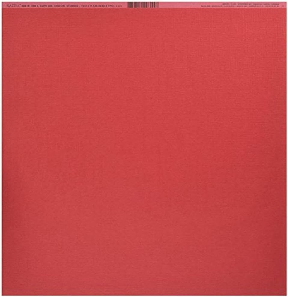 BAZZILL CARDSTOCK Textured 12"X12" Sheet