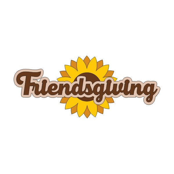 FRIENDSGIVING Scrapbook Customs Kit 3pc