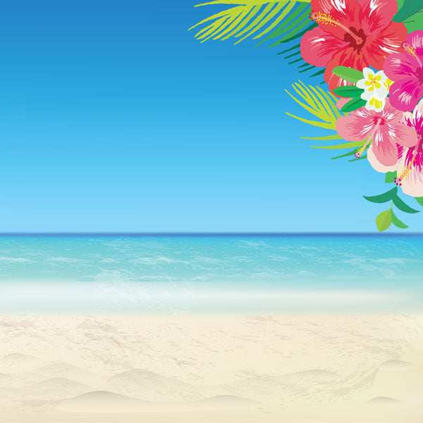 Scrapbook Customs HAWAII TROPICAL 12"X12" Scrapbook Paper
