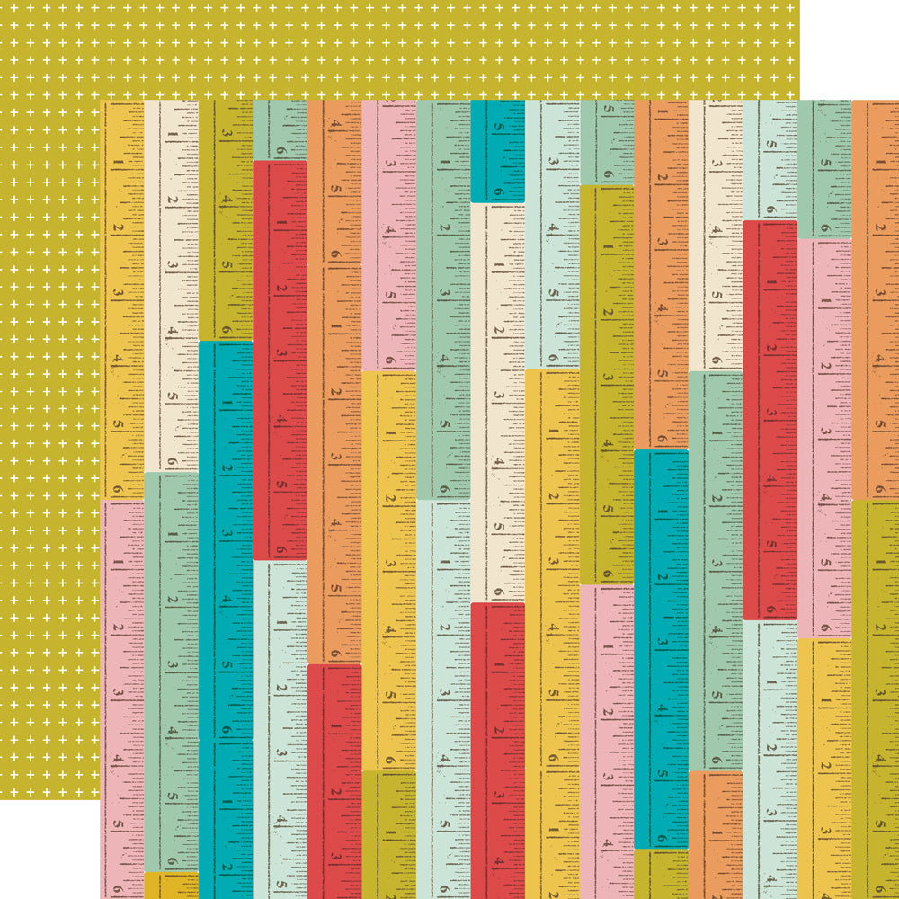 Simple Stories BOOK FAIR 12"X12" Scrapbook Paper