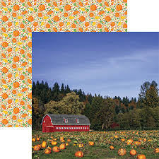 Reminisce PUMPKIN PATCH 12"X12" Scrapbook Paper
