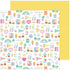 Pinkfresh Studio Keeping It Real DAILY GRIND 12x12 Scrapbook Paper