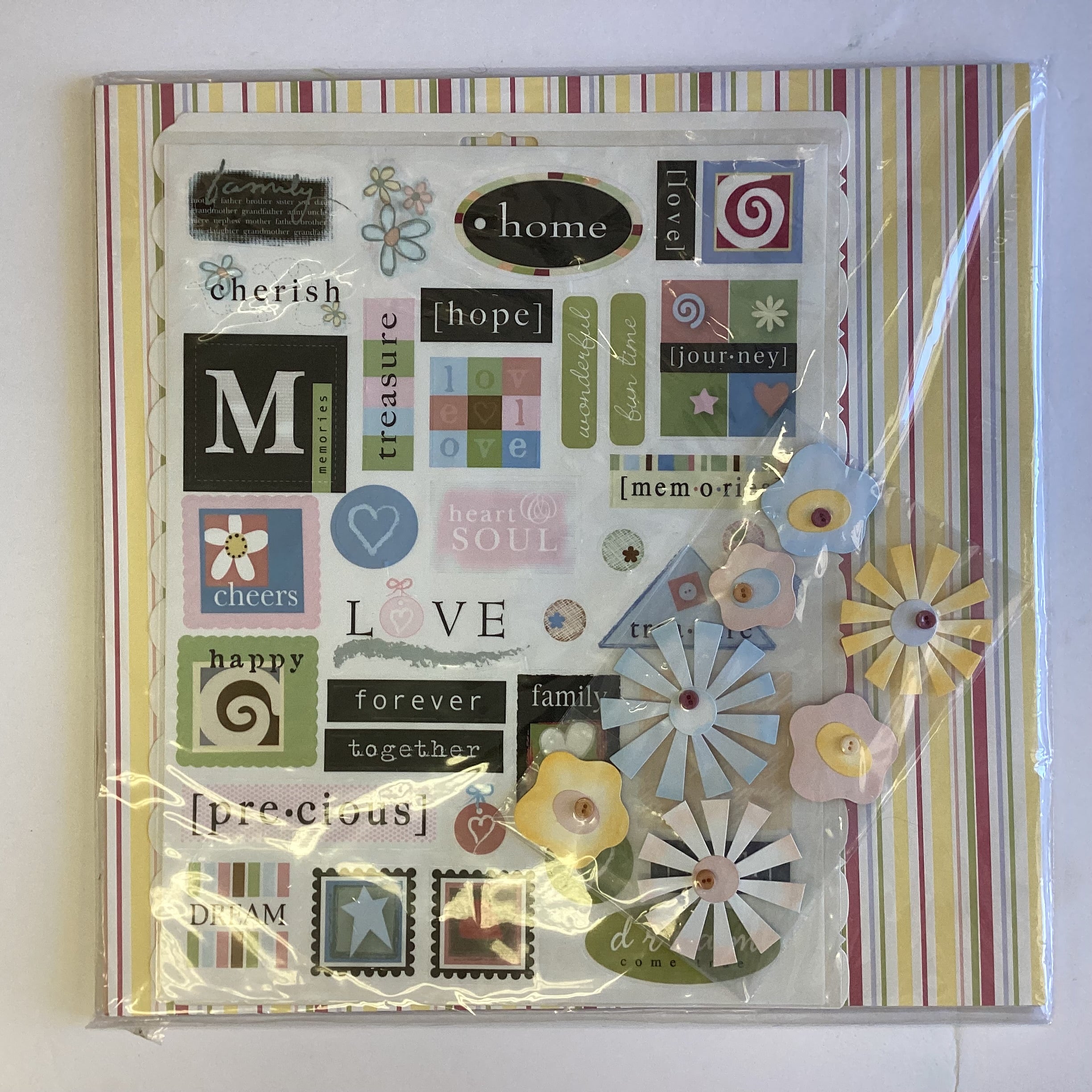Scrapbooksrus JOURNEY MEMORIES 12"X12" Complete Scrapbook Kit