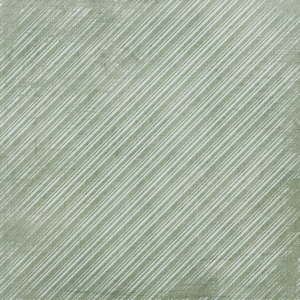49 and Market Vintage Artistry Tranquility THE UNDISTURBED VIEW 12"X12" Scrapbook Paper