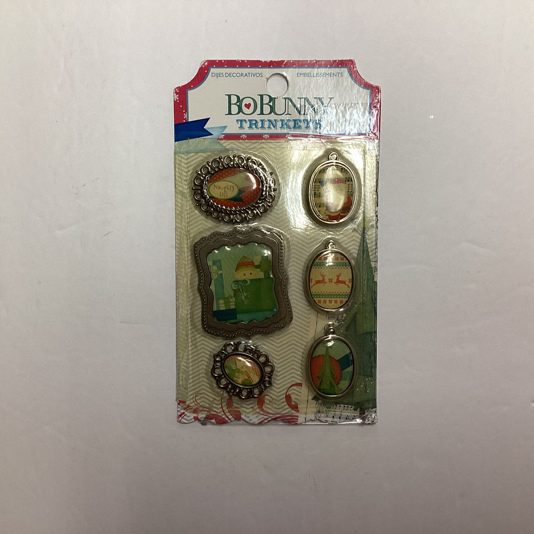 Bo Bunny TRINKETS Embellishments 6pc