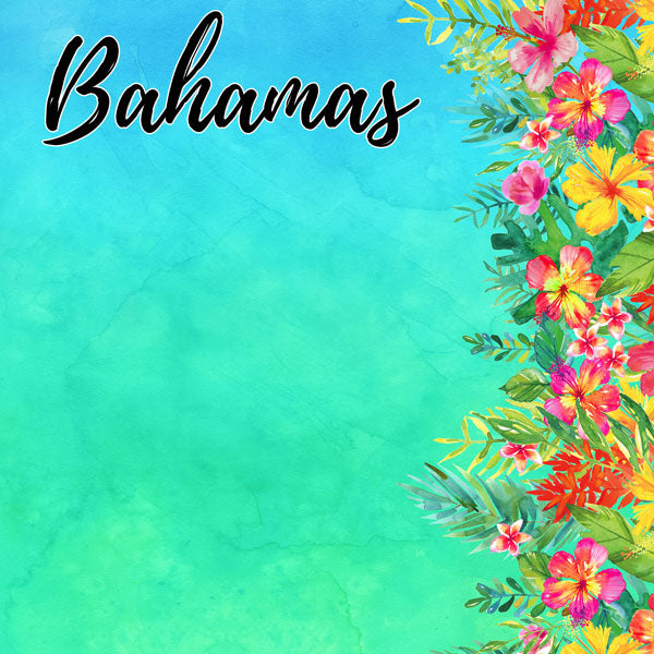 Scrapbooksrus BAHAMAS GETAWAY 12”X12” Scrapbook Kit