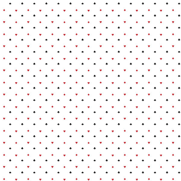 Las Vegas PLAYING CARD SUITS 12"X12" Scrapbook Paper