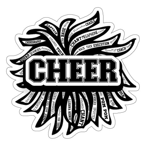 Scrapbook Customs CHEER COLLAGE LASER 3D Diecut