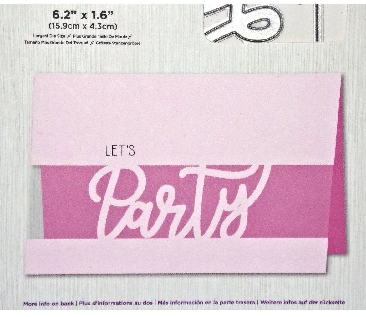 Gemini Connecting Sentiments PARTY Stamps & Die Set