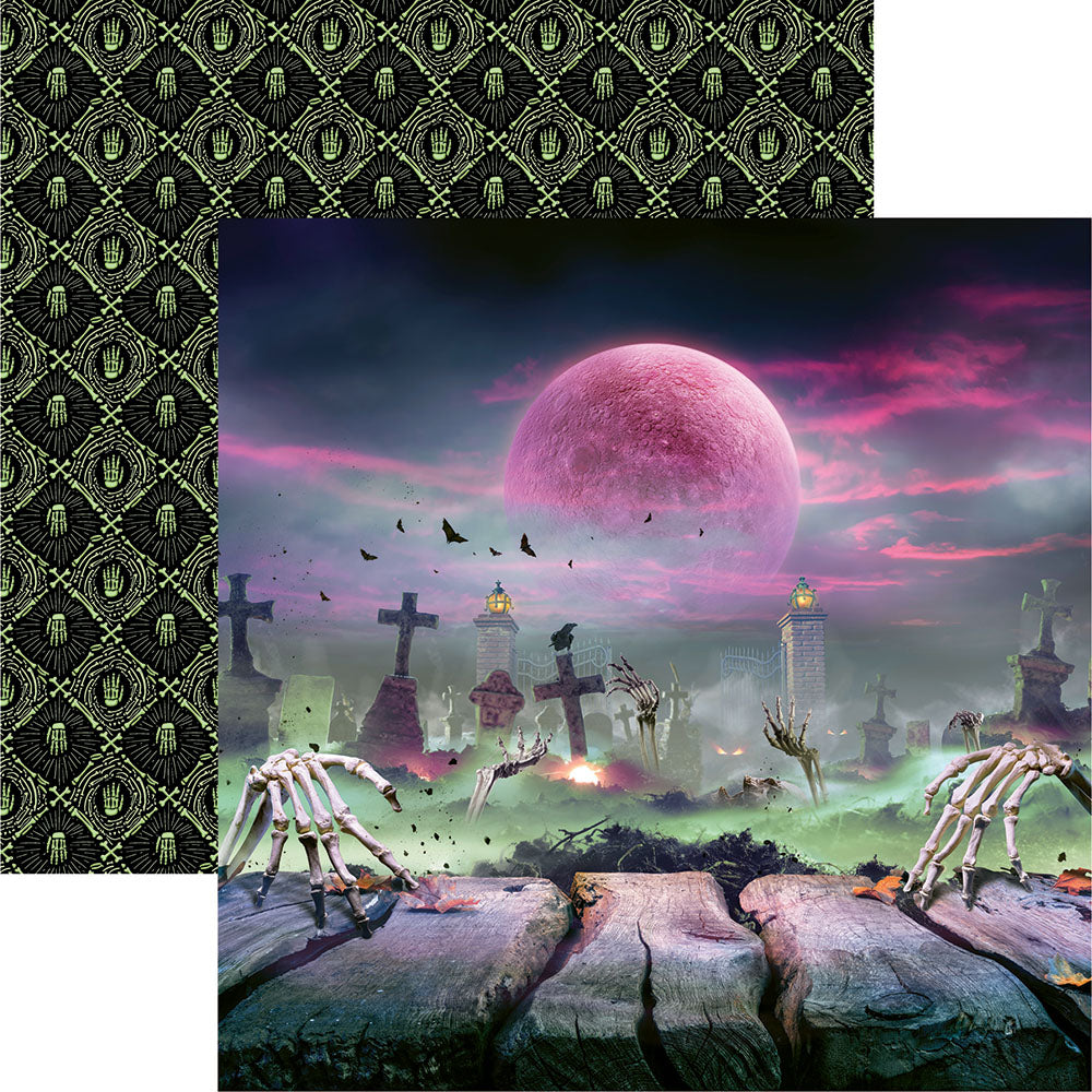 Reminisce BAD TO THE BONE 12"X12" Scrapbook Kit 9pc