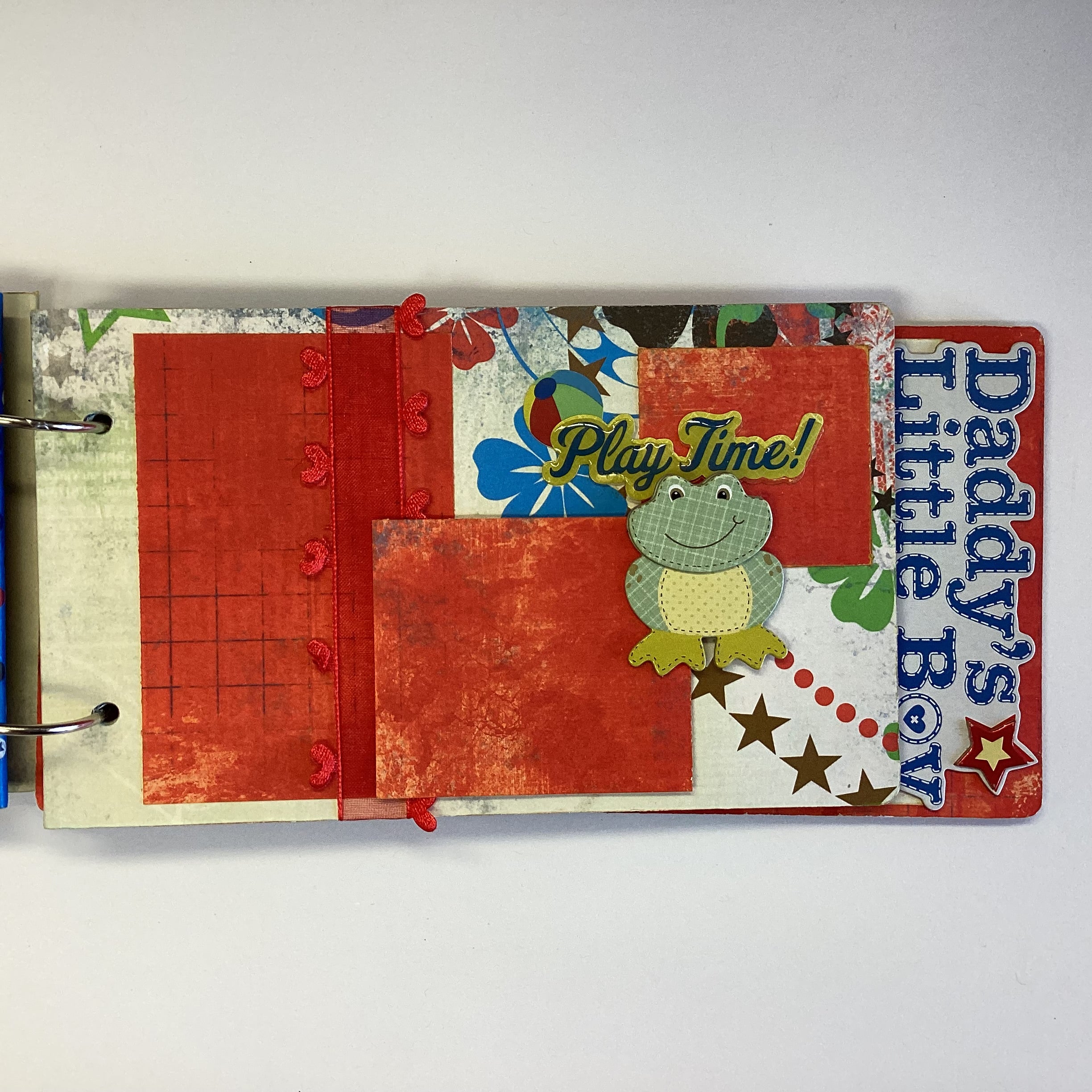 Premade BABY BOY Mini Chipboard Album