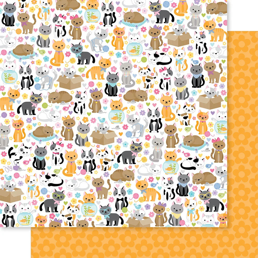 Bella Blvd MEOW 12"X12" Scrapbook Paper