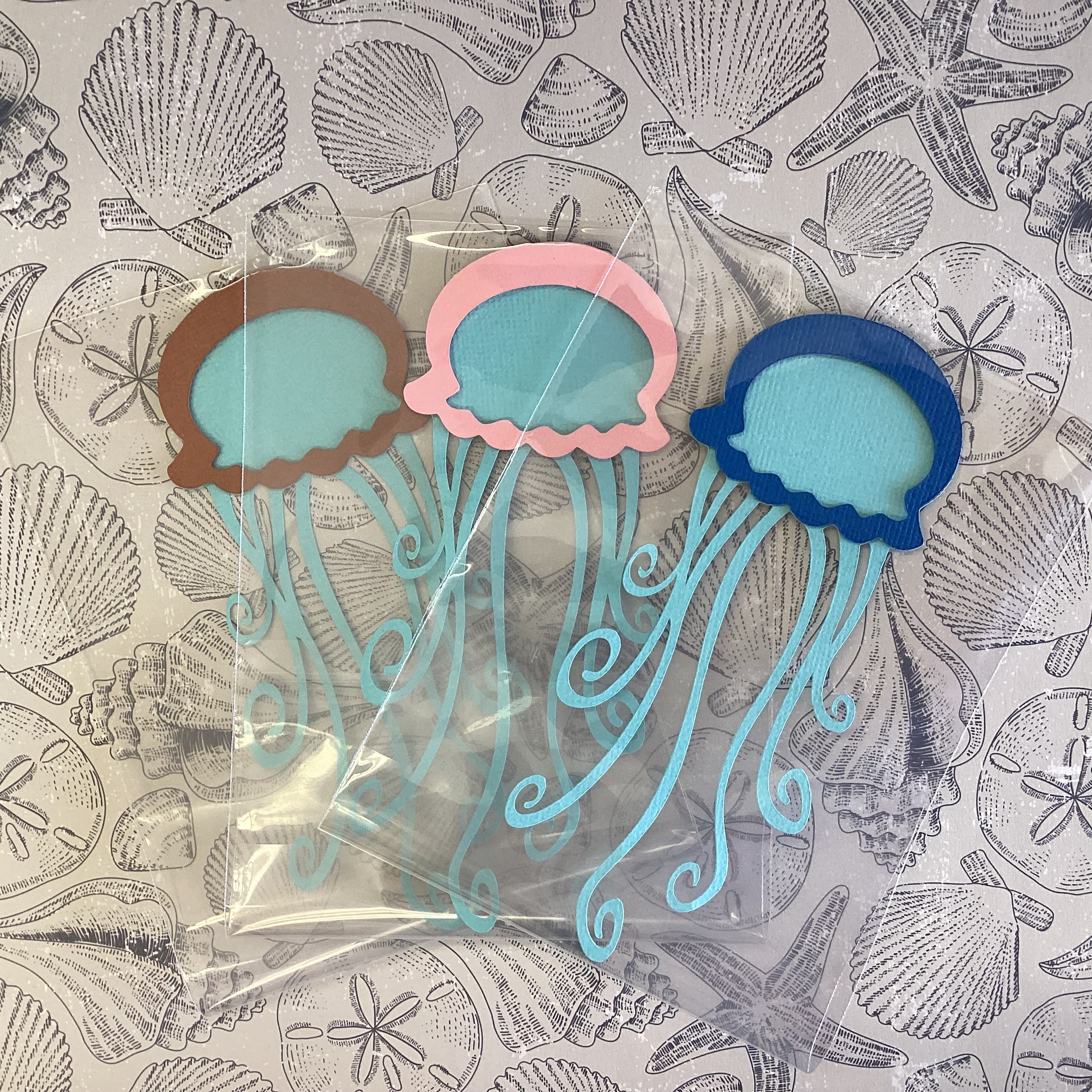 JELLYFISH Scrapbook Die Cut Embellishment