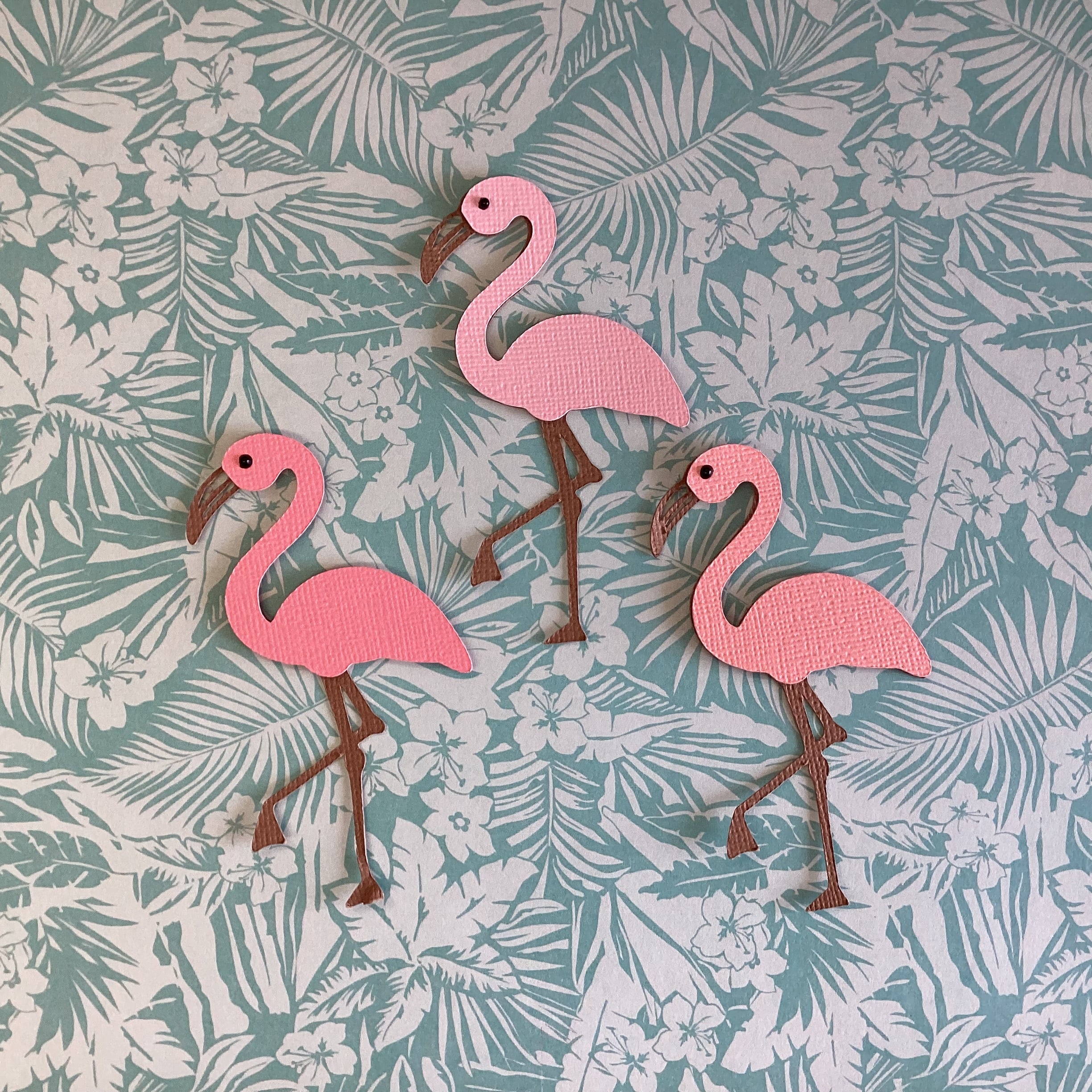 FLAMINGO Summer Scrapbook Die Cuts