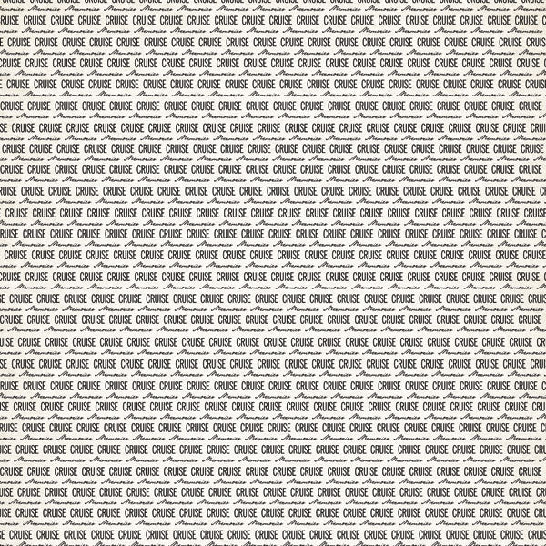 CRUISE ON DECK PAPER PACK 12"X12" Scrapbook Papers 6 Sheets